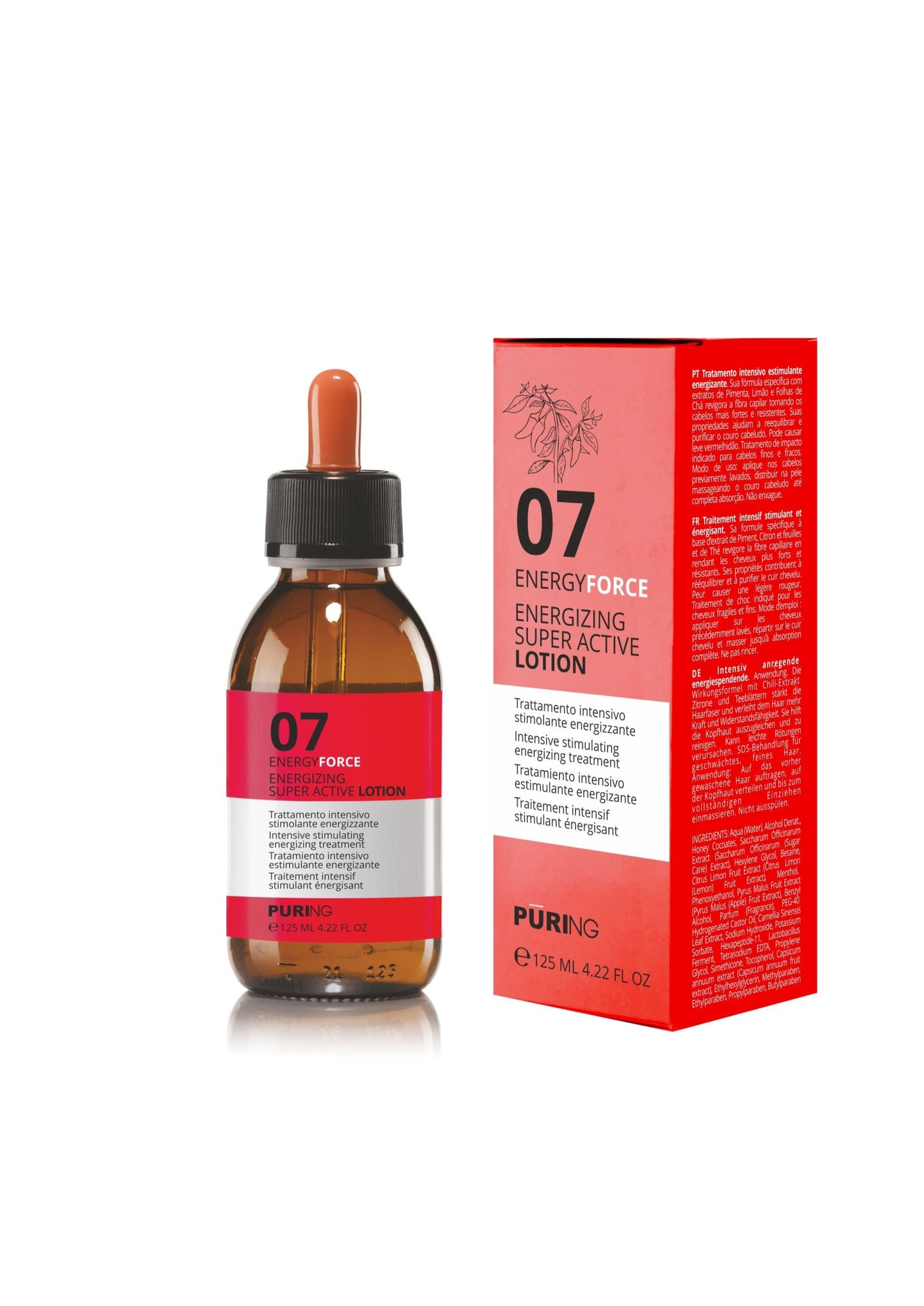 Loção Tratamento Estimulante Superativo 125 ml EnergyForce Puring