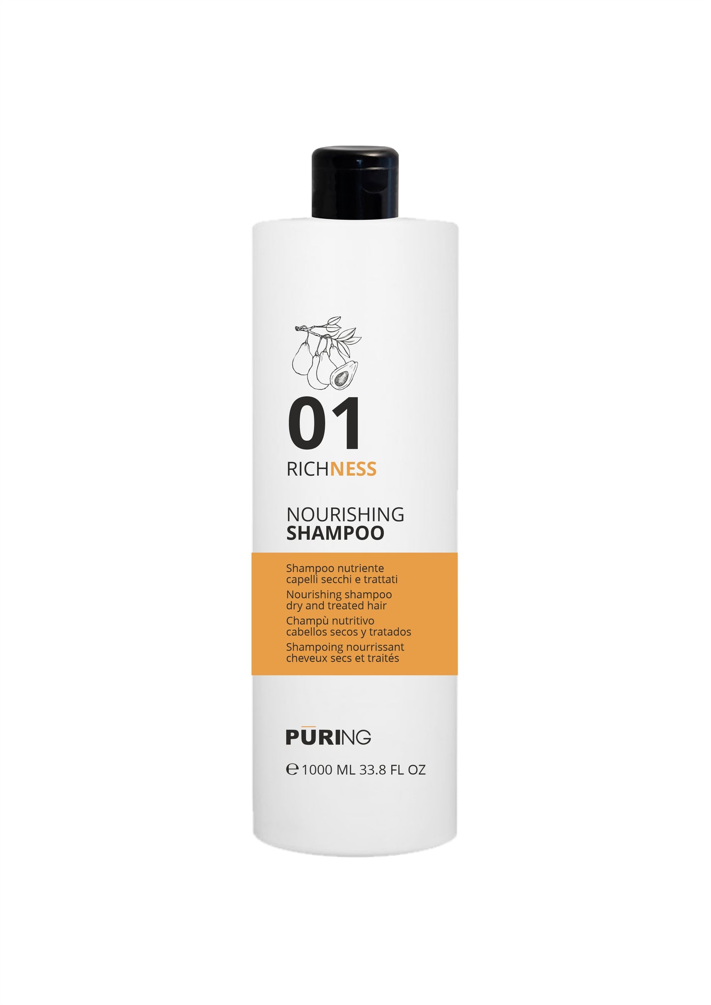 Shampoo Nutritivo Cabelos Secos e Tratados Richness Puring
