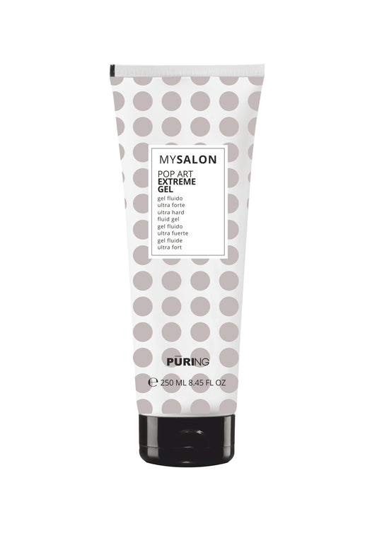 Gel Fluido Modelador e Definição Pop Art Fixação Extra-Forte 250 ml MySalon Puring