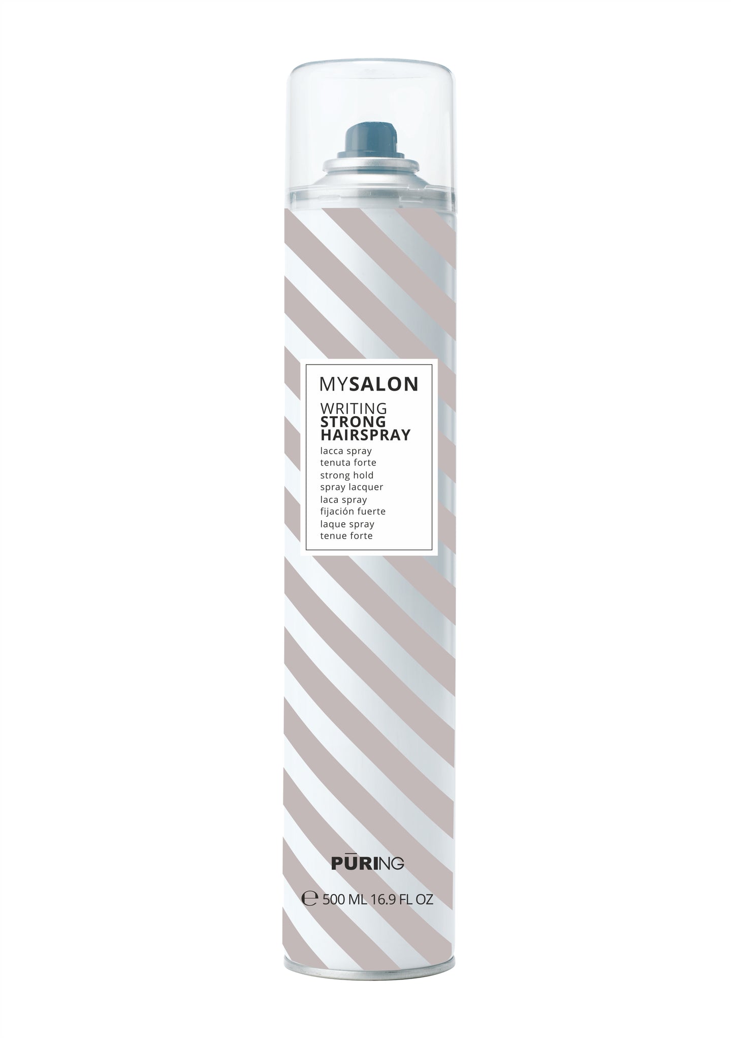 Laca Spray Writing Penteados Livres Fixação Forte 500 ml MySalon Puring