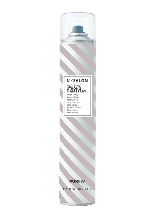 Laca Spray Writing Penteados Livres Fixação Forte 500 ml MySalon Puring