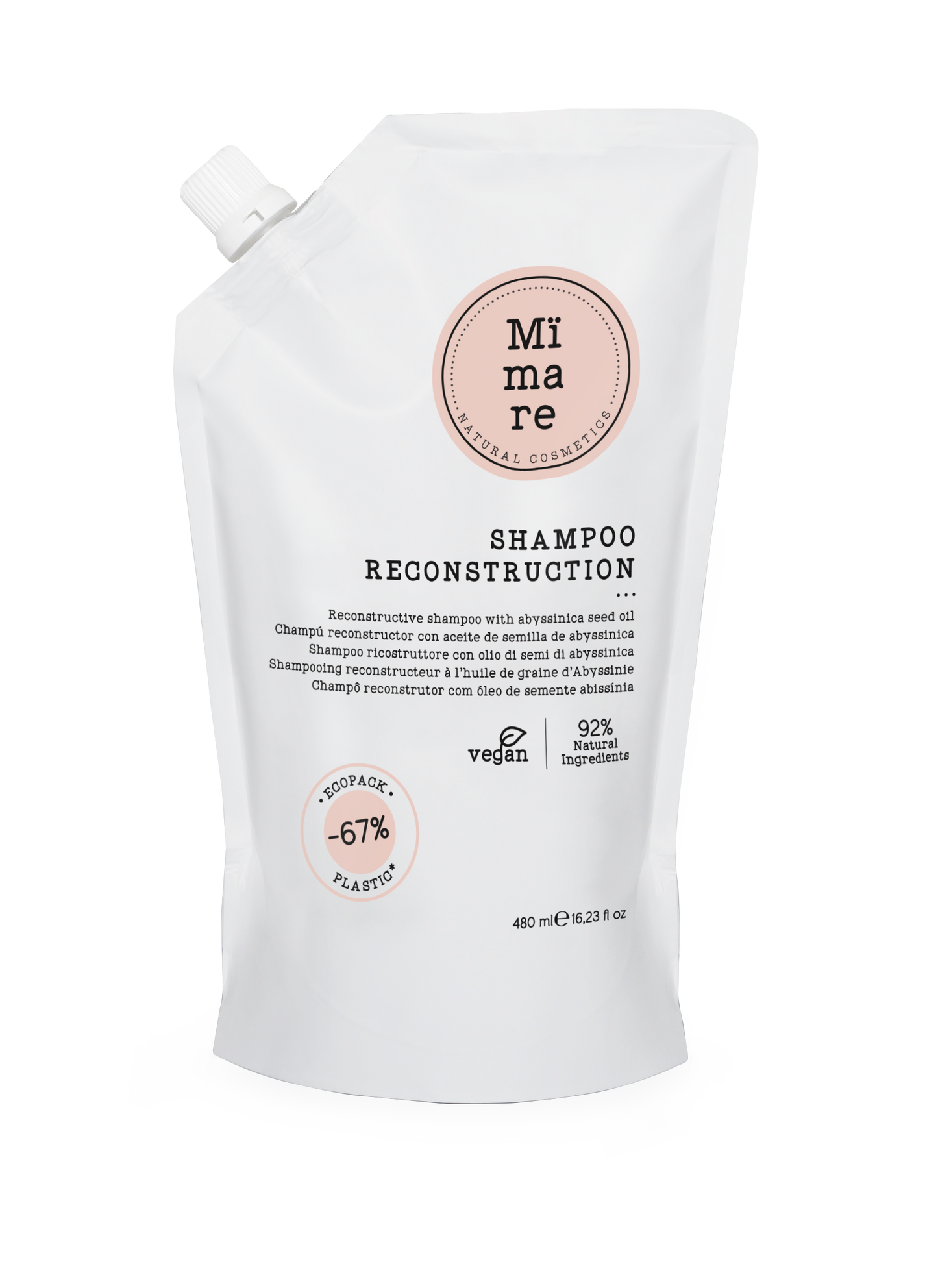 Shampoo de Reconstrução Todos os Tipos de Cabelo Mimare