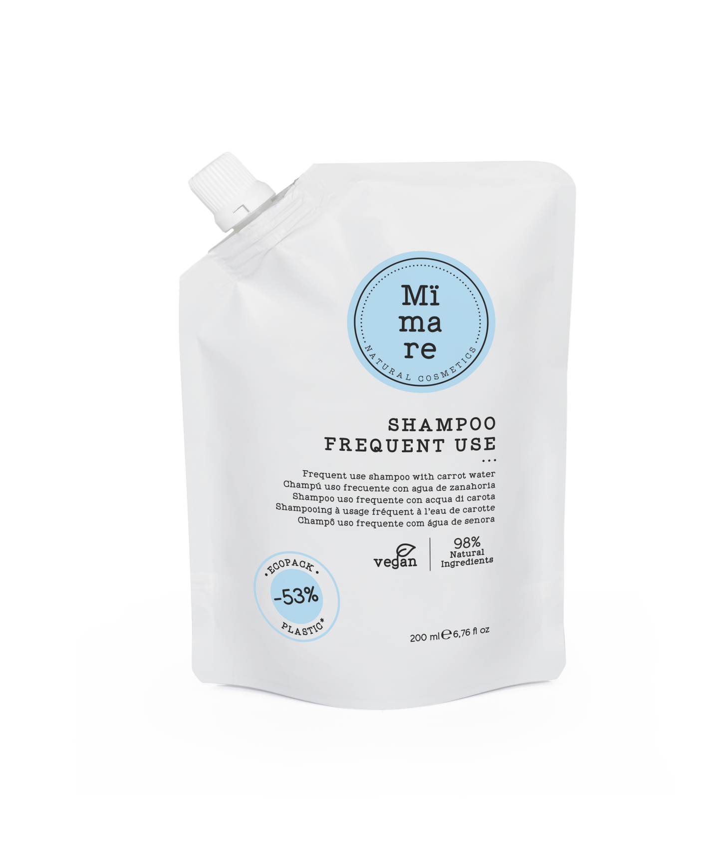 Shampoo de Uso Frequente com Água de Sene Mimare
