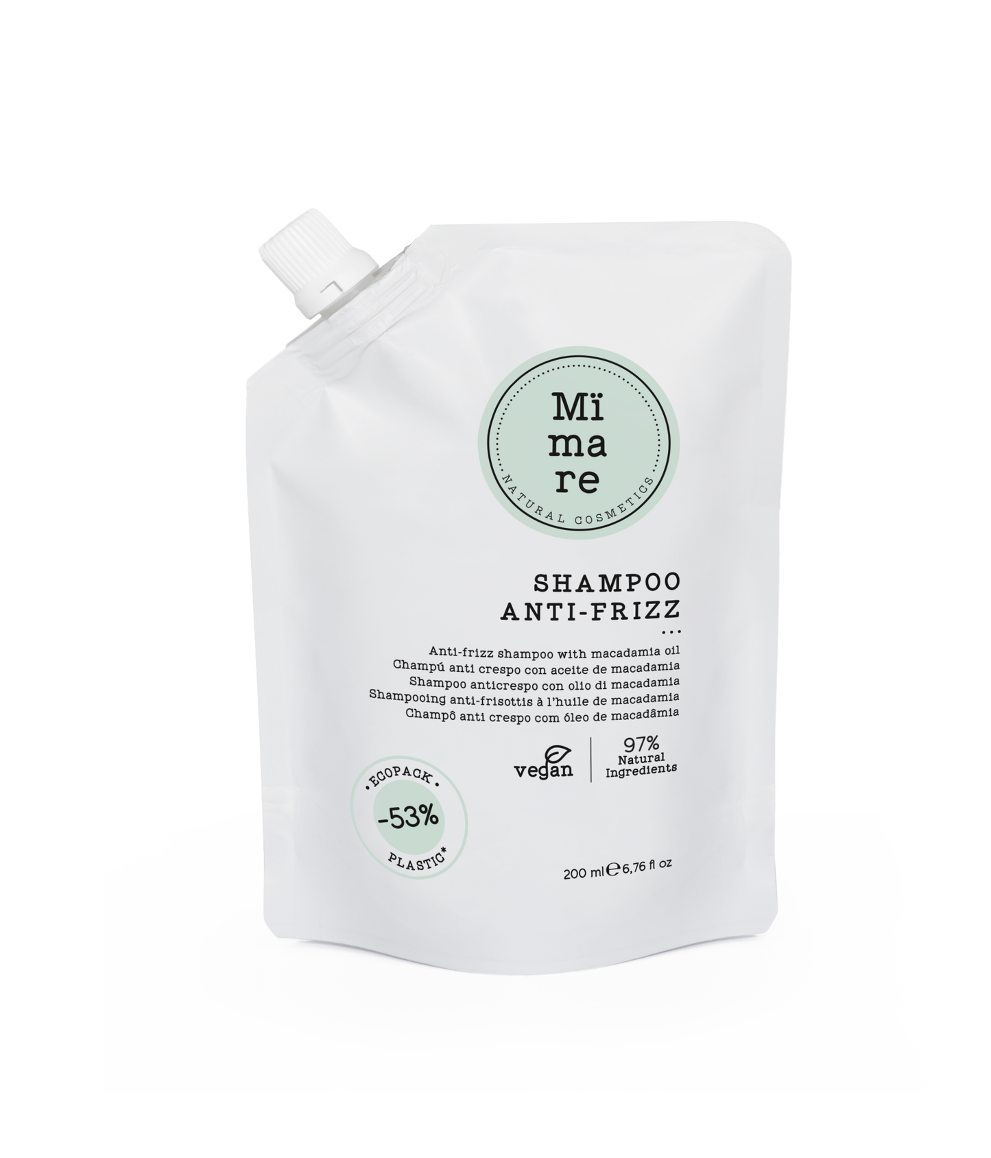 Shampoo Anticrespo com Óleo de Macadâmia Mimare