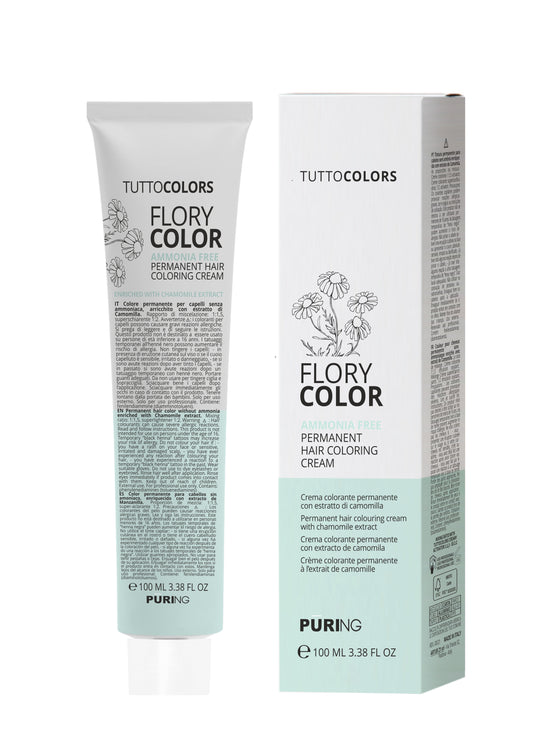 Coloração Permanente Flory Color Tutto Sem Amônia 100ml Puring