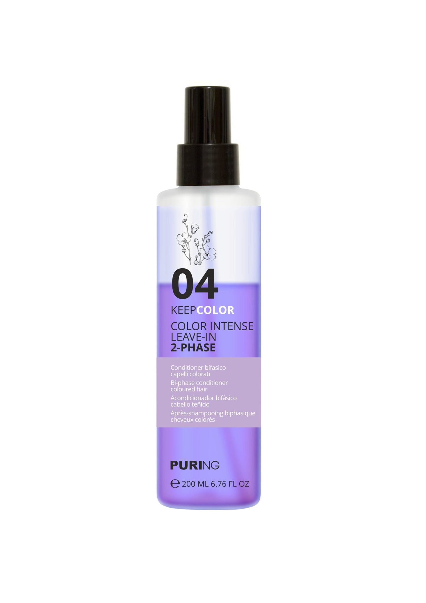 Condicionador Bifásico Manutenção Cabelos Pintados 200 ml KeepColor Puring
